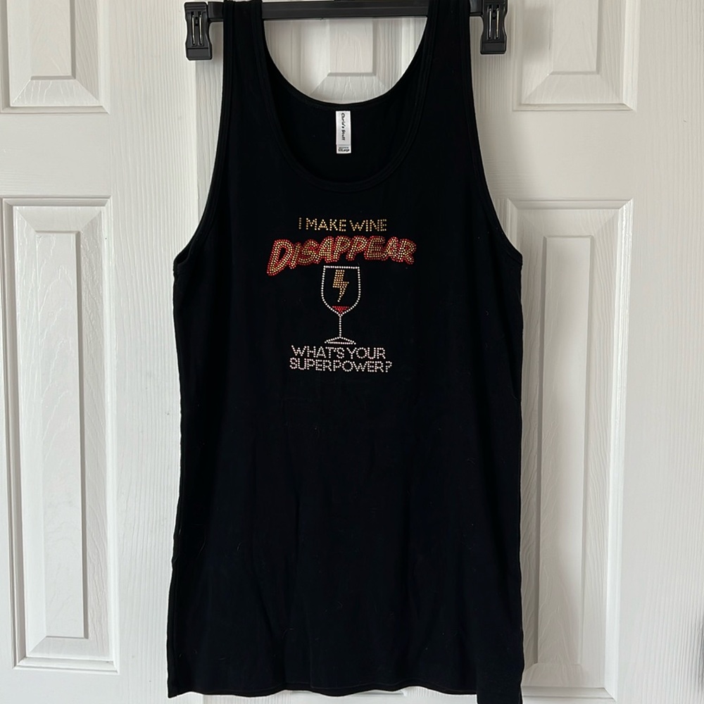 Dazzling I Make Wine Disappear Long Tank